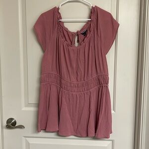 Torrid Taupe peplum top